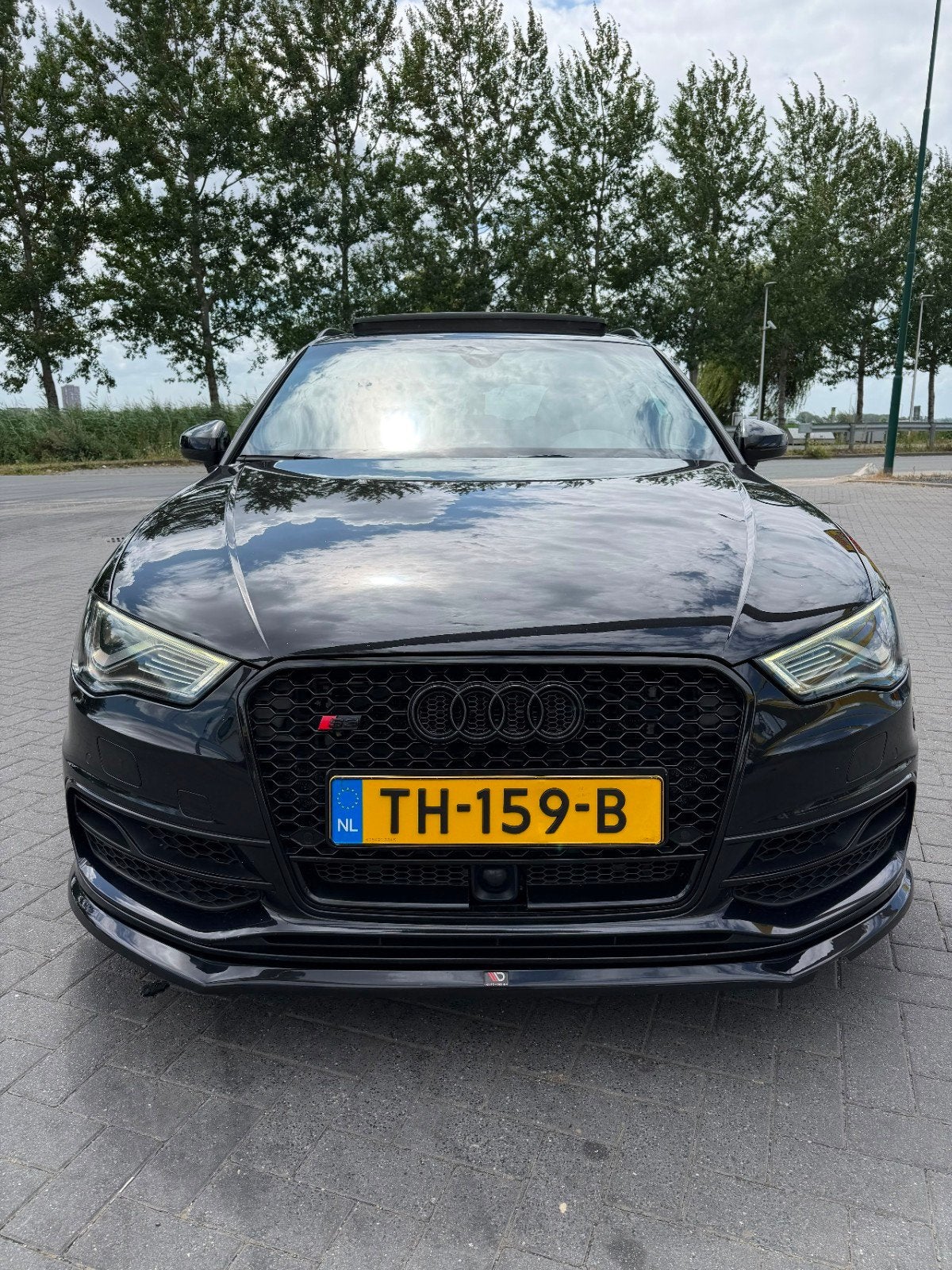 Audi S3 2.0 Tfsi 221KW Sportback Quattro 2014 Zwart, Auto's, Automaat, S3, Bluetooth, Zwart