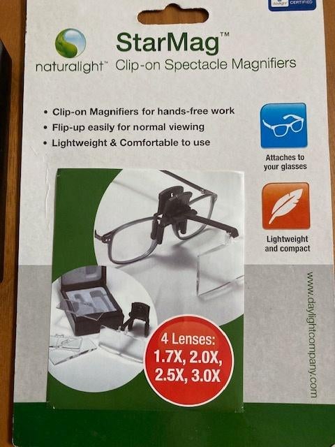 Loep / opzetloep; 4 sterktes., Ophalen of Verzenden, Zo goed als nieuw, Vergrootglas of Loep