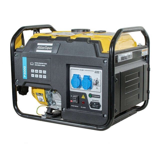 Atlas Copco P3000 Generator 2500W – 230V – AVR | OP VOORRAAD
