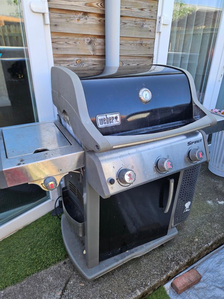 Gas barbecue zonder gasfles, Ophalen of Verzenden, Gebruikt