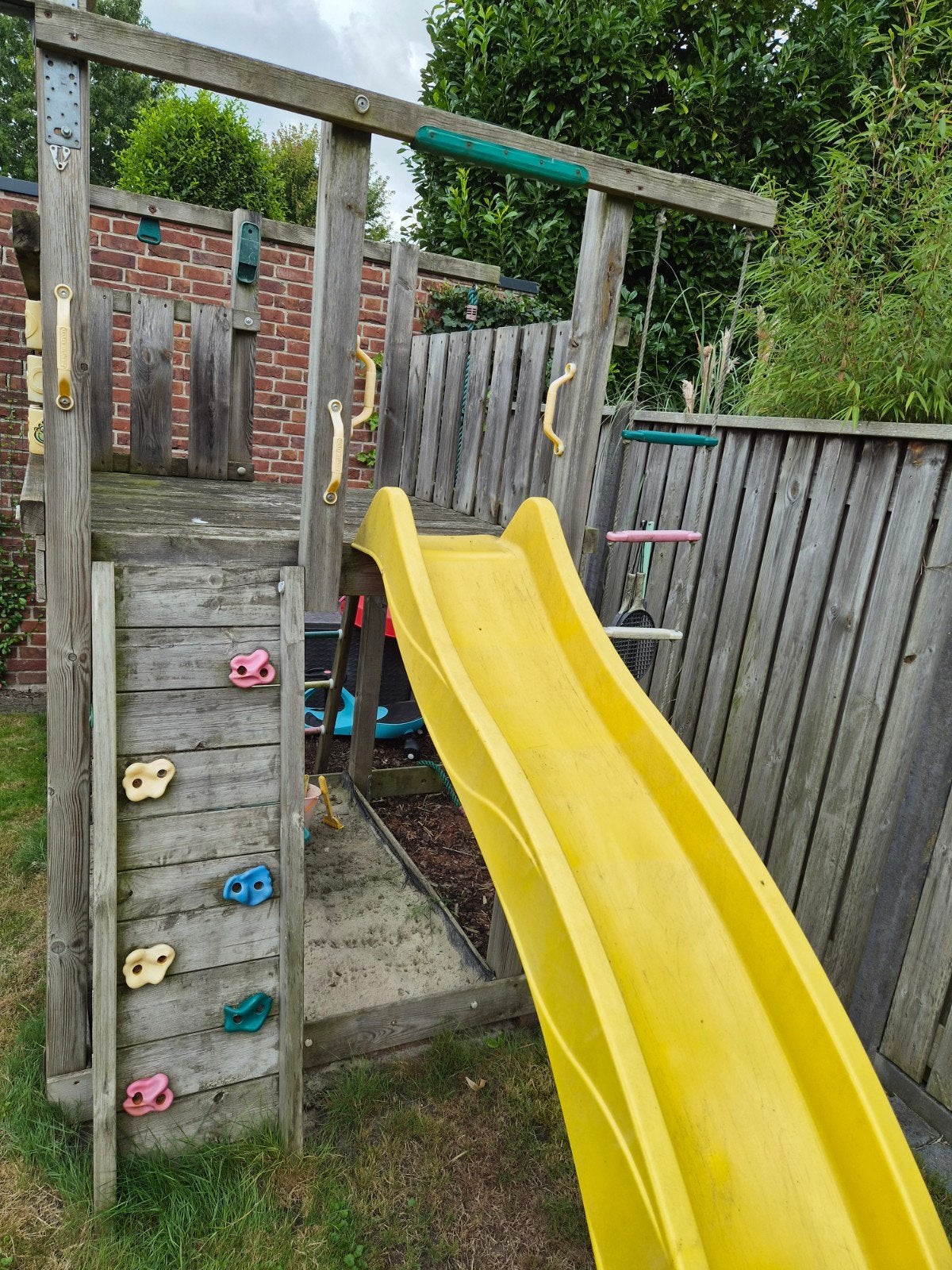 Gratis speelhuisje Jungle Gym!, Kinderen en Baby's, Speelgoed | Buiten | Speeltoestellen, Ophalen of Verzenden, Gebruikt, Schommel