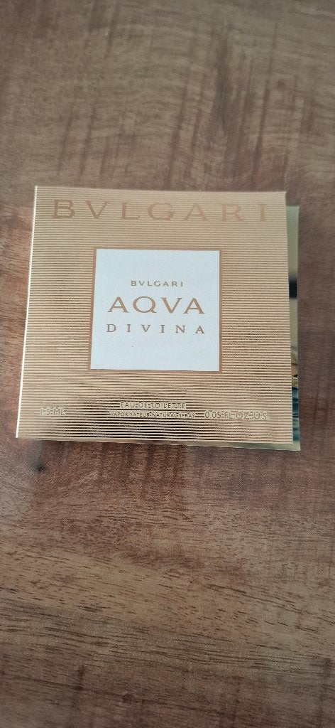 proefje bvlgari AQVA divina, Verzenden, Nieuw