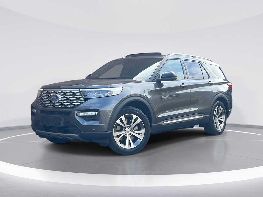 Ford Explorer 3.0 V6 EcoBoost PHEV Platinum | C4-92-77, Auto's, Ford, Automaat, Gebruikt, Overige carrosserieën, Explorer