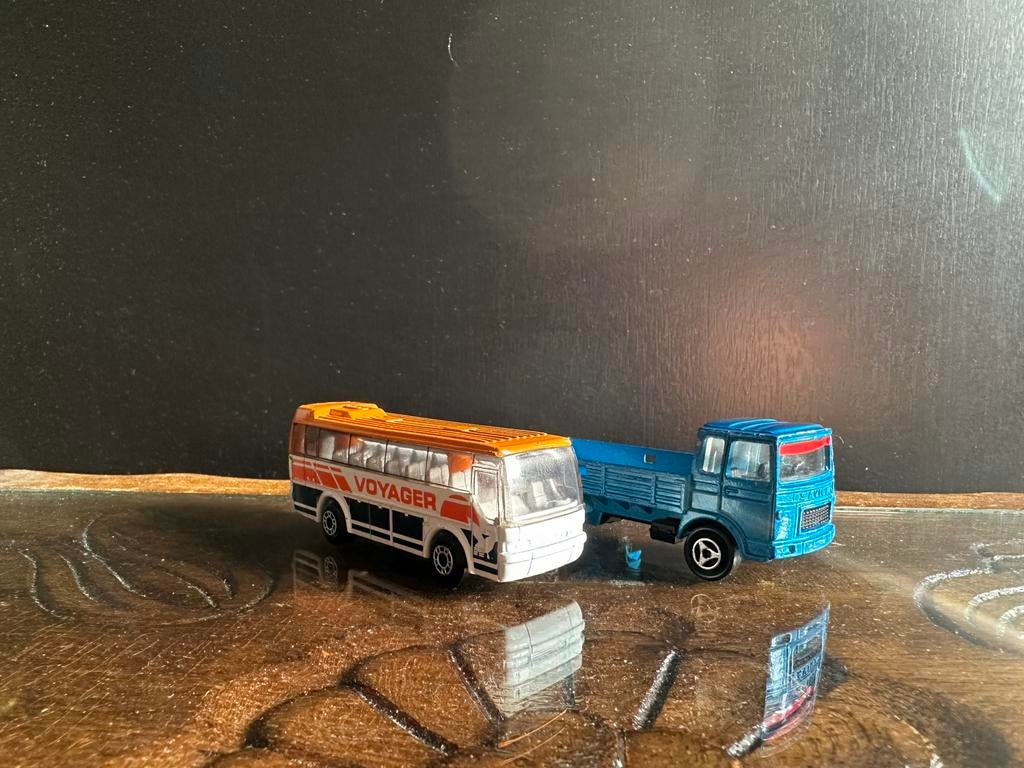 Ikarus en Saviem miniatuur, Ophalen of Verzenden, Zo goed als nieuw, Bus of Vrachtwagen