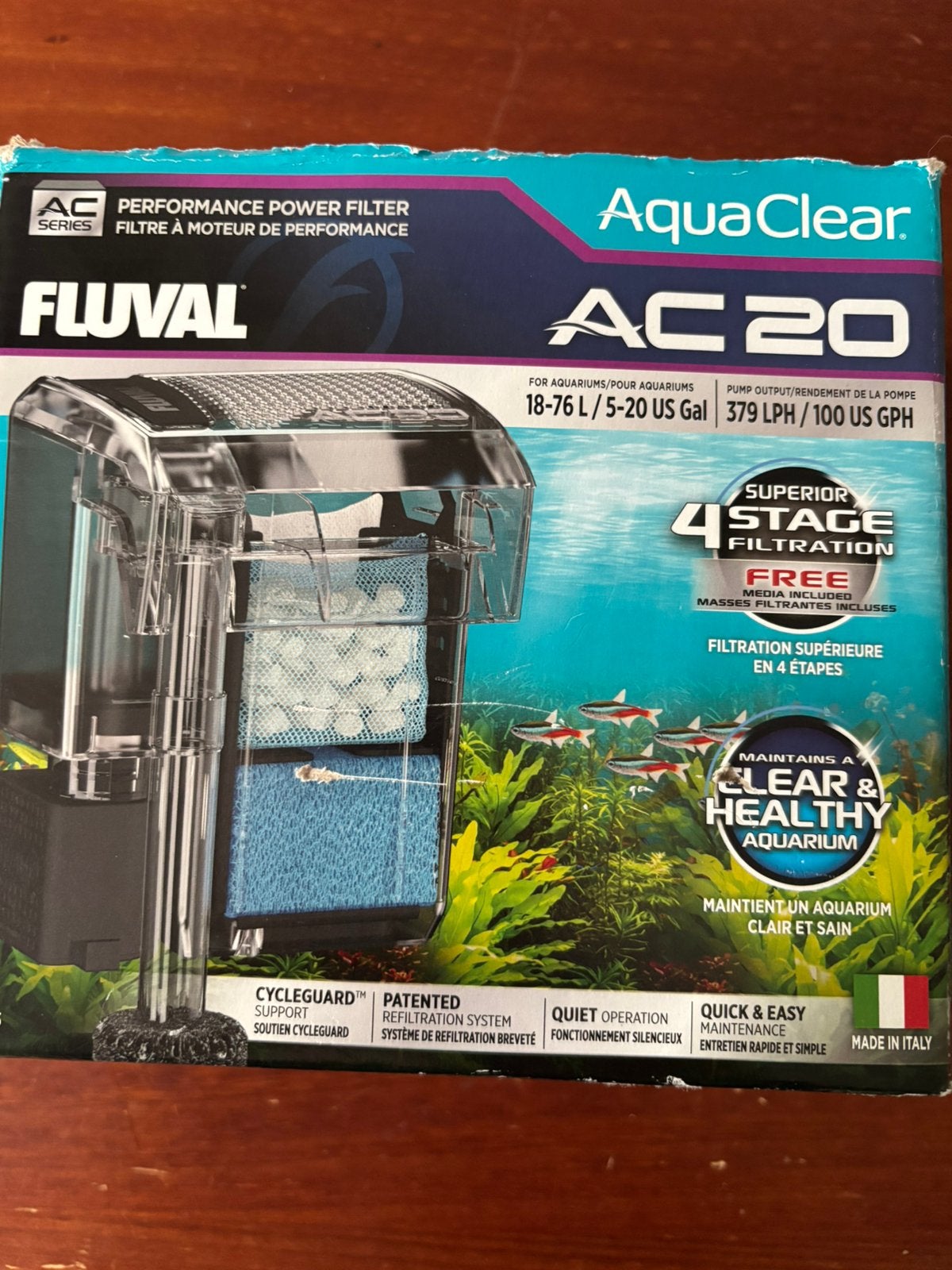 Fluval AC20 Buitenfilter, Ophalen of Verzenden, Gebruikt, Filter, Fluval