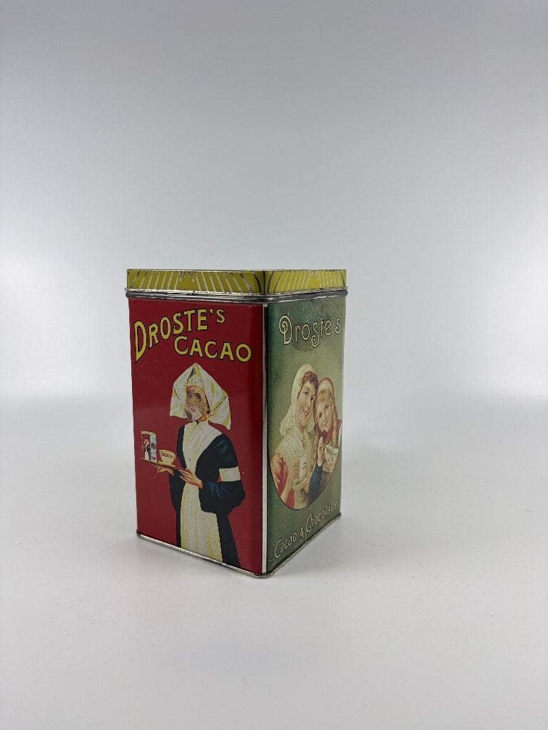 vintage Droste Cacao blik, Verzamelen, Ophalen of Verzenden, Gebruikt, Overige, Droste
