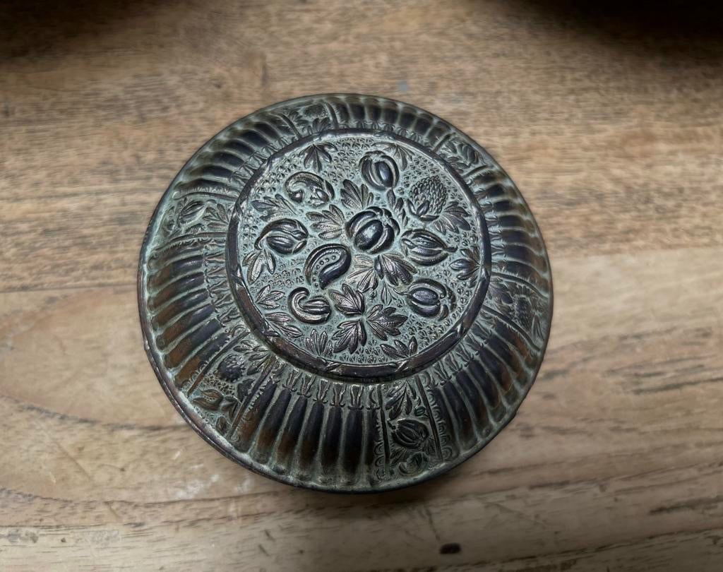 Art Nouveau snoep potje japans Aziatisch sleets imperfect, Antiek en Kunst, Ophalen of Verzenden