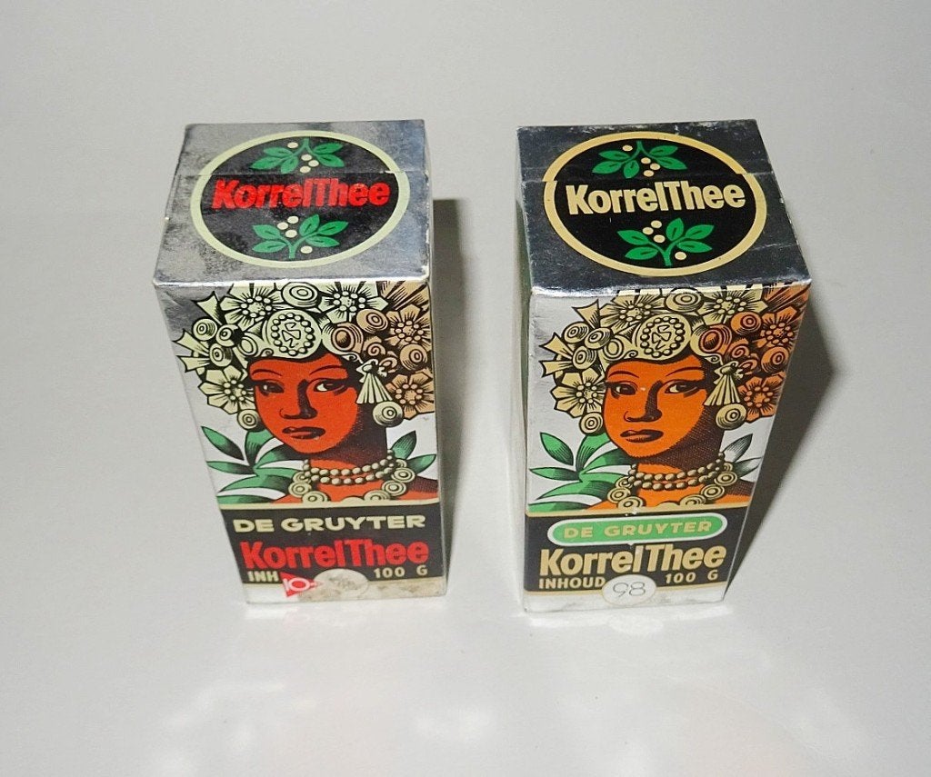 Twee pakjes De Gruyter korrel thee, Ophalen of Verzenden, Zo goed als nieuw