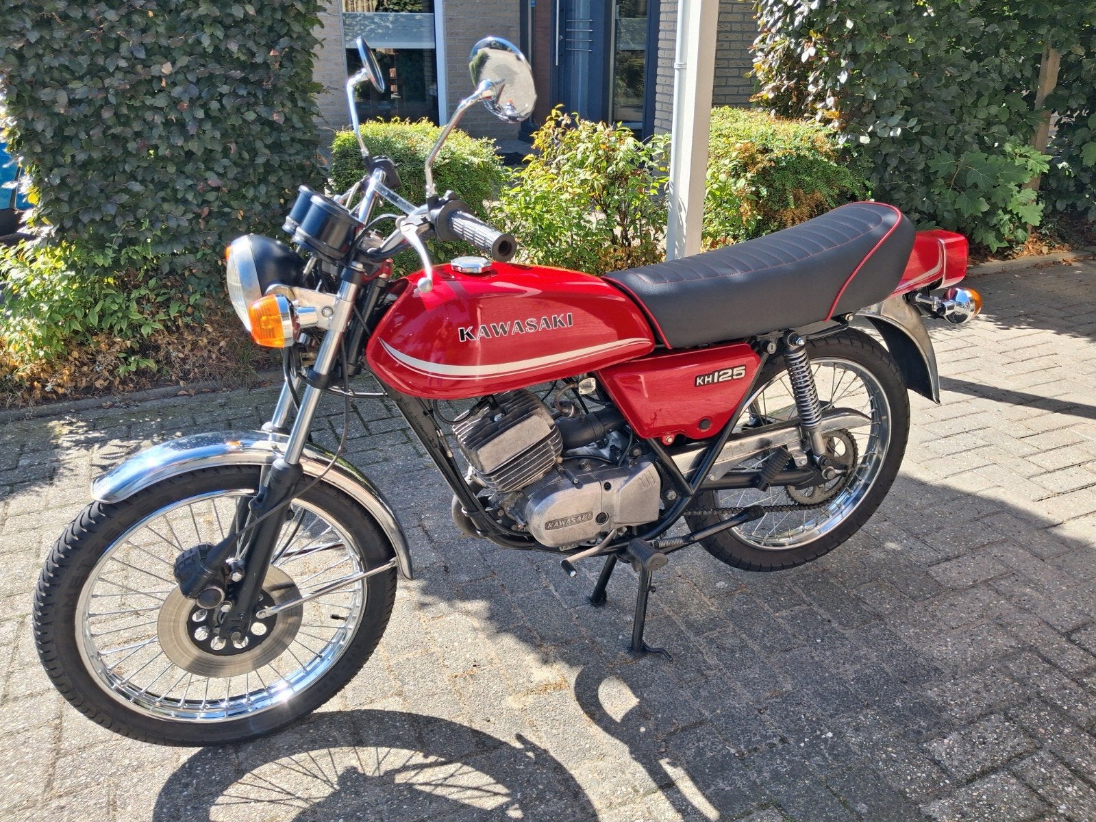 Kawasaki KH 125 cc  6 speed . BJ 1976 ., Motoren