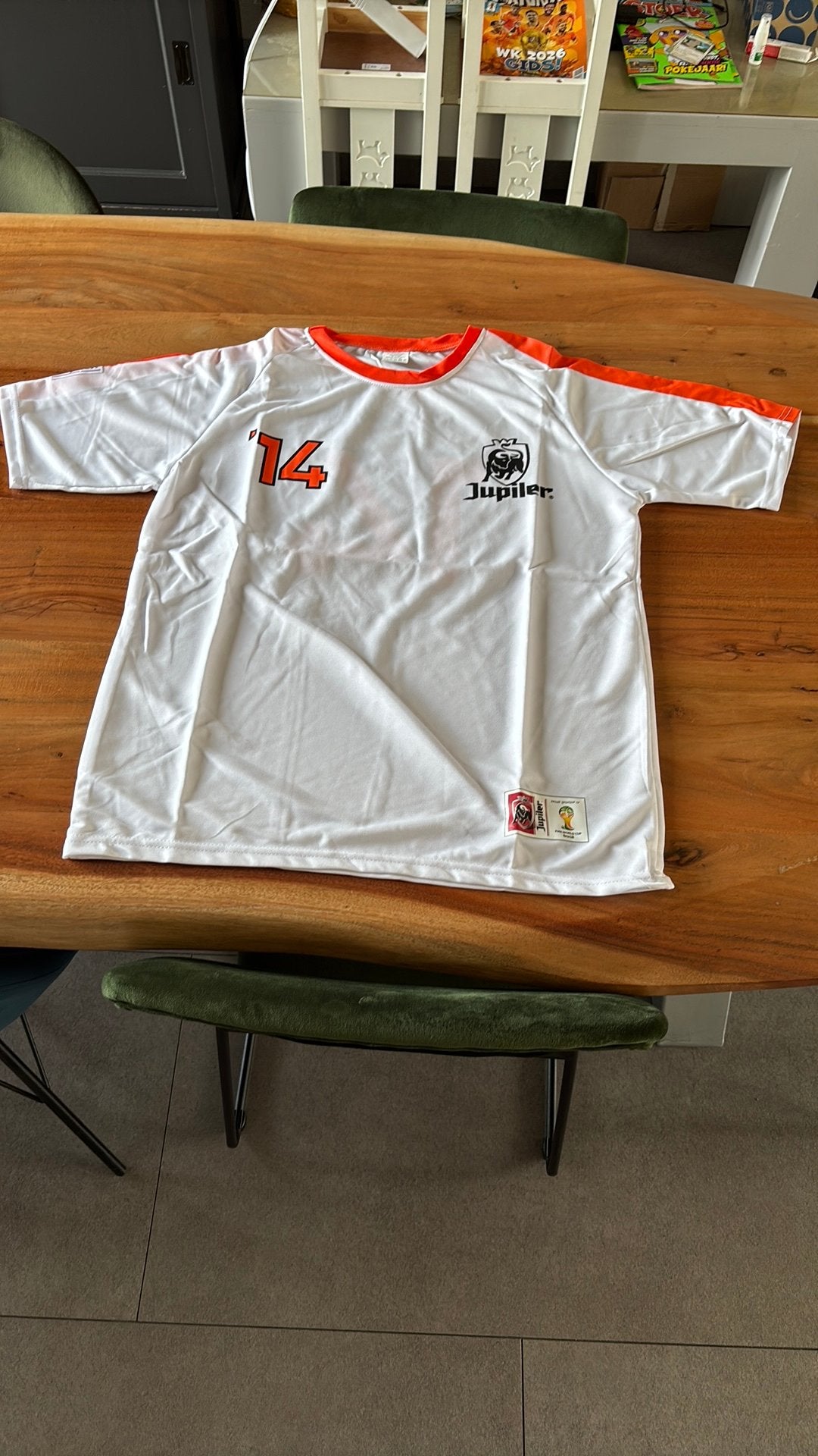 Nederlands elftal supporters shirt, Maat 52/54 (L), Wit, Nieuw, Ophalen of Verzenden