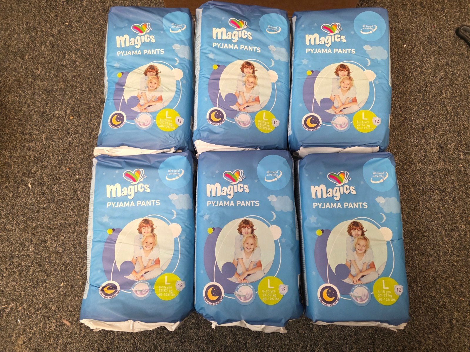 Pyjamapants luierbroekjes unisex 8 - 15 jaar, Ophalen of Verzenden, Nieuw