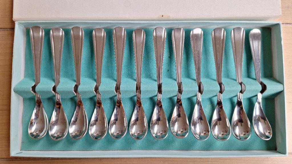 Sola lepeltjes 12x, Antiek en Kunst, Ophalen of Verzenden
