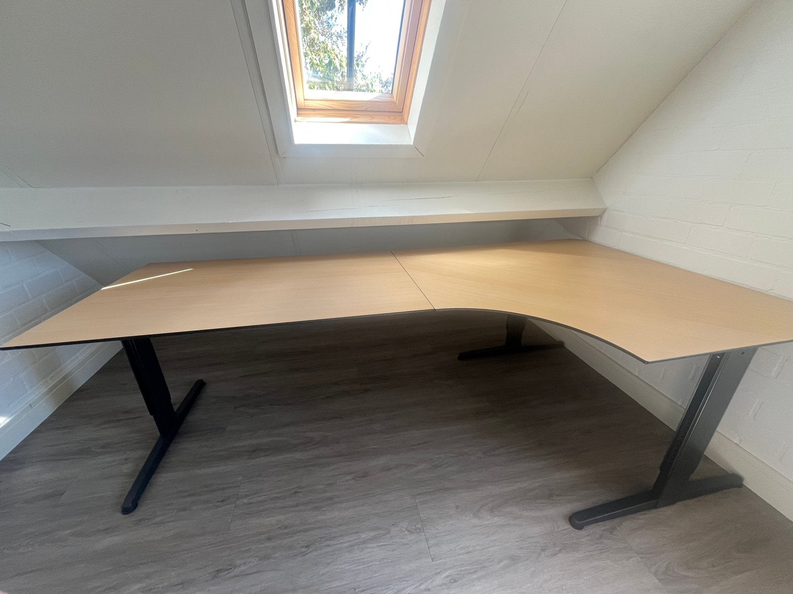 Hoek bureau nette staat, Huis en Inrichting, Ophalen, In hoogte verstelbaar, Zo goed als nieuw