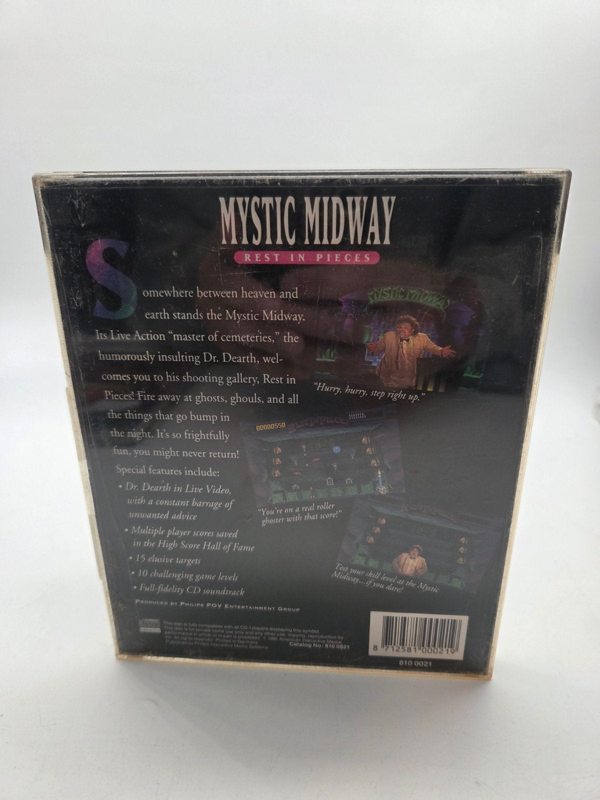 Mystic Midway: Rest in Pieces - Philips CD-i Spel, Gebruikt, Shooter, 1 speler, Info@philips.com