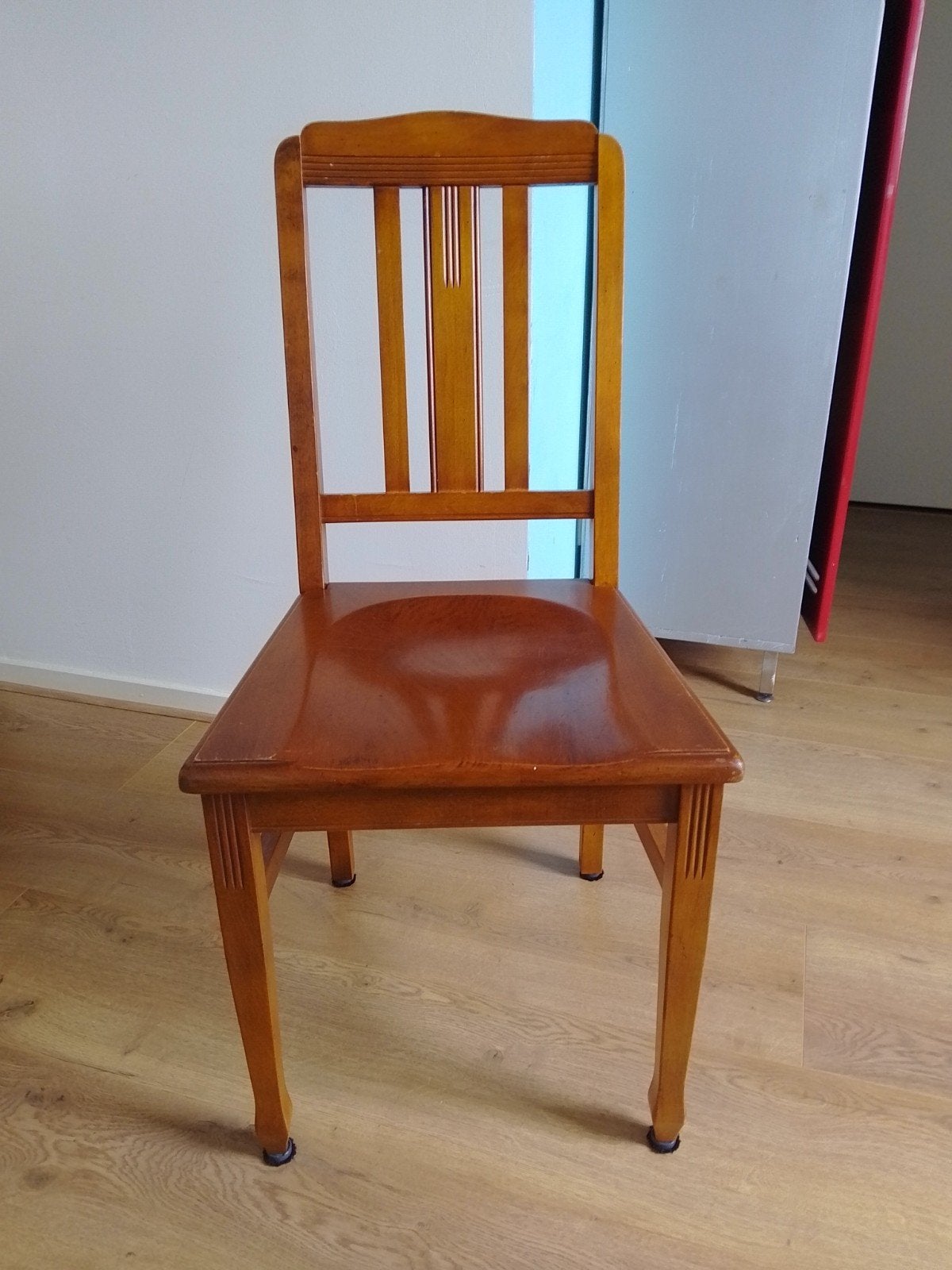 Beuken houten eetkamer stoelen, Ophalen, Bruin