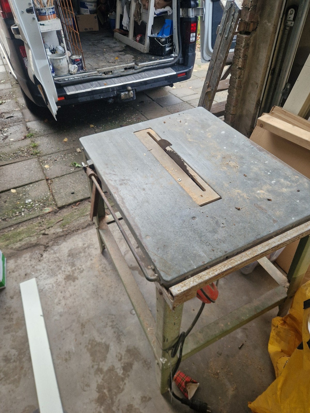 zaagtafel, Ophalen, Gebruikt, Cirkelzaag, 30 tot 70 mm