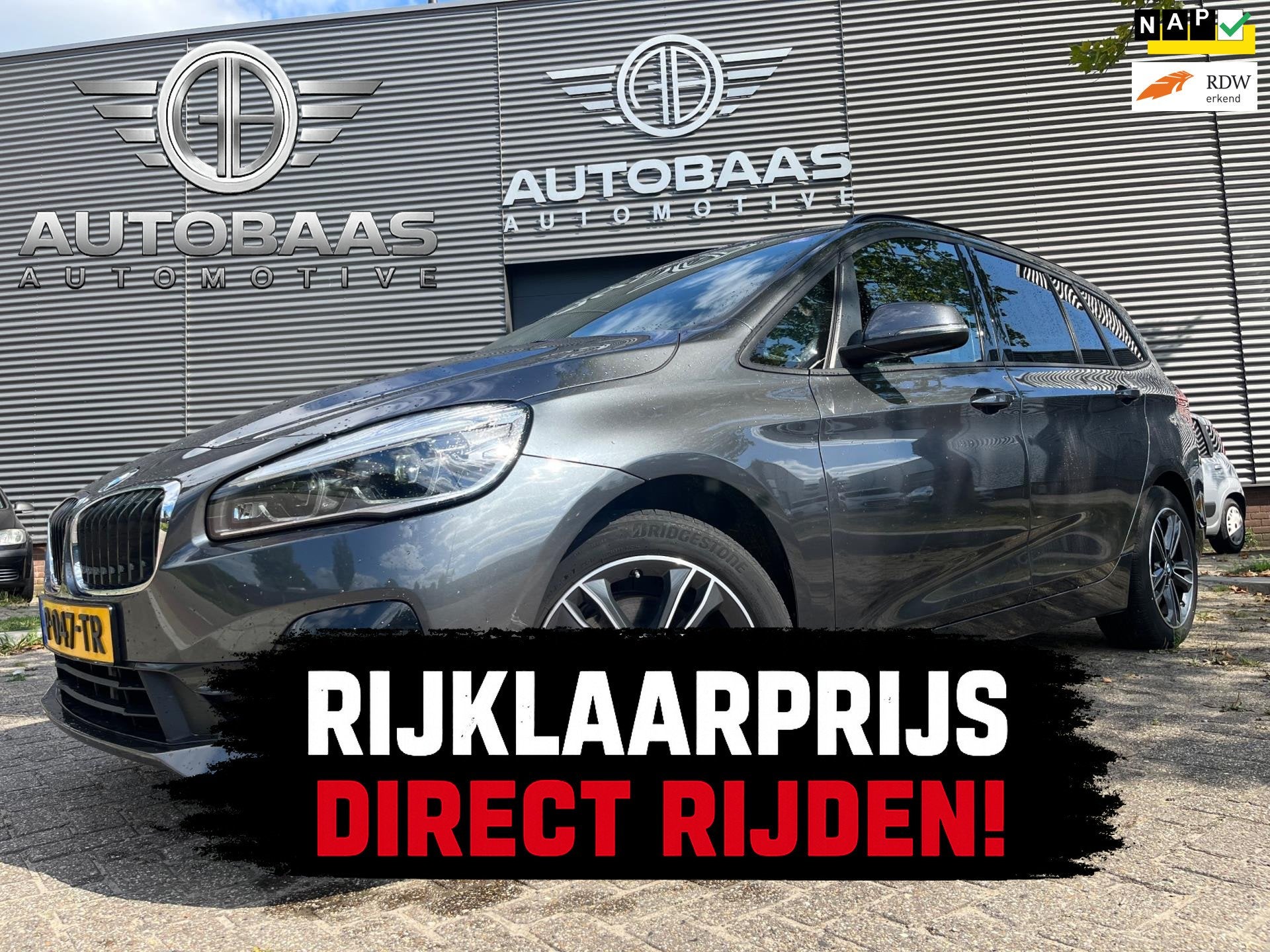 BMW 2-serie 218i Gran Tourer Business Edition AUTOMAAT+NL-AU, Auto's, BMW, 136 pk, Gebruikt, 2-Serie Gran Tourer, Origineel Nederlands