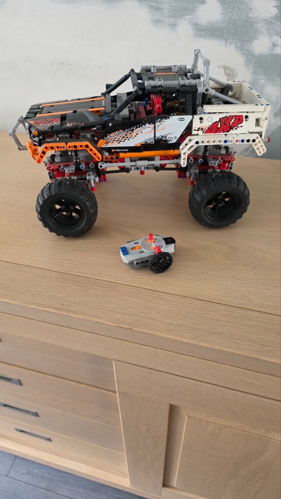 Technic lego 9398 4x4 crawler, Ophalen, Zo goed als nieuw, Overige schalen, Auto offroad