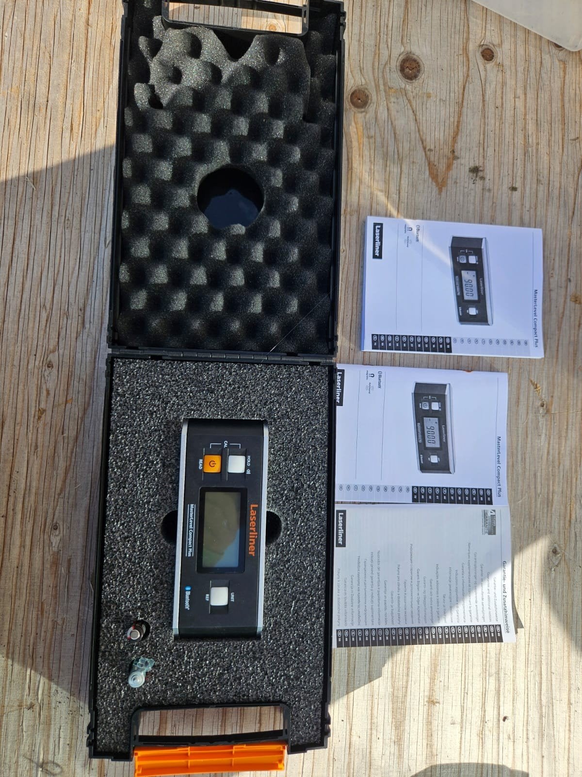 Laserliner MasterLevel Compact Plus digitale waterpas, Ophalen of Verzenden, Zo goed als nieuw, Overige meters