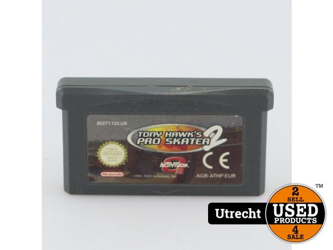 Gameboy Advanced Tony Hawk's Pro Skater 2, Nintendo, Zo goed als nieuw, Support@nintendo.com, 11-1 Hokotate-cho, Kamitoba, Minami-ku
Kyoto 601-8501
Japan