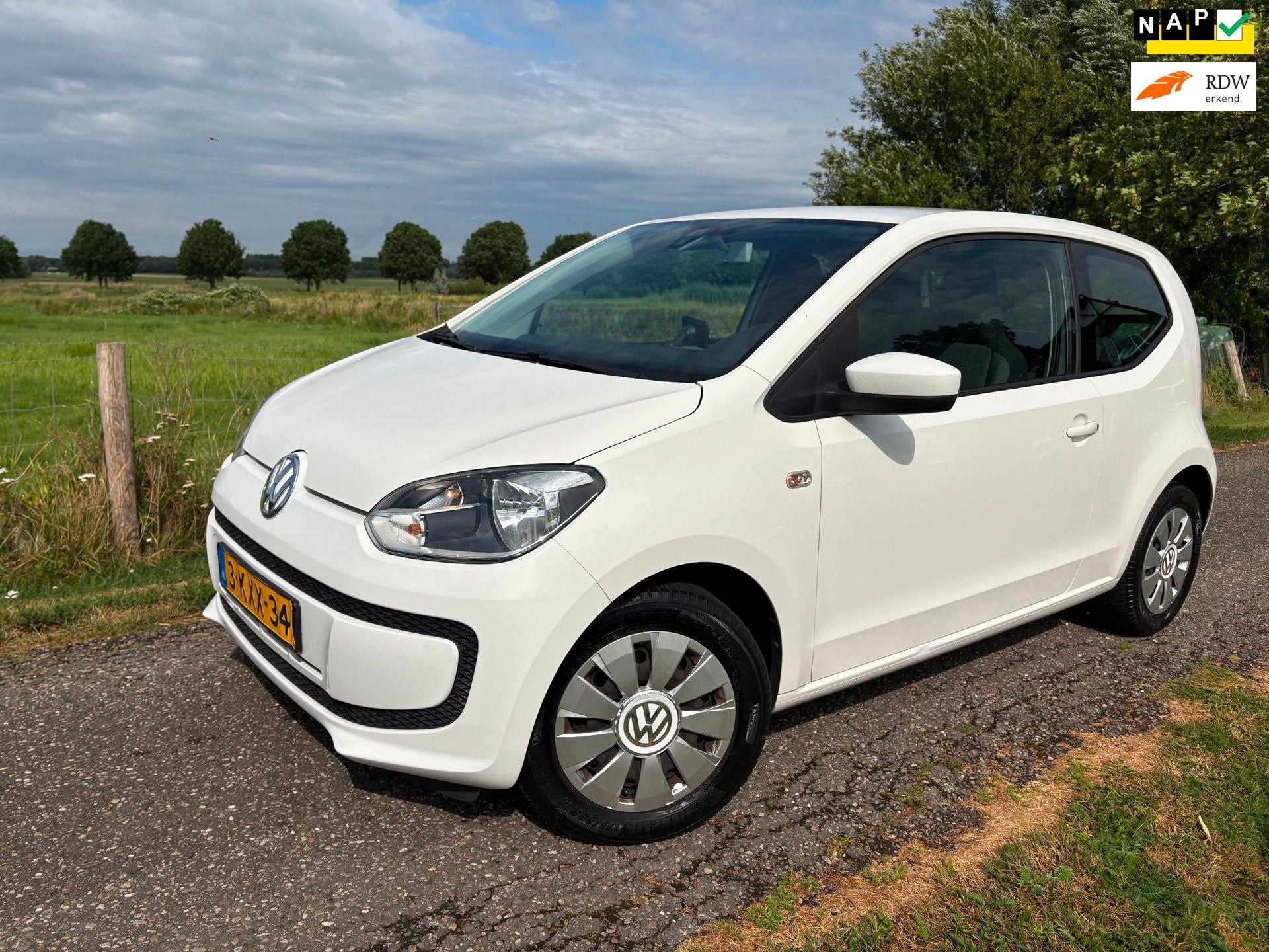 Volkswagen Up! 1.0 move up! BlueMotion|Airco|Navi|APK Nw, Auto's, Volkswagen, Euro 5, Gebruikt, Up!, 840 kg