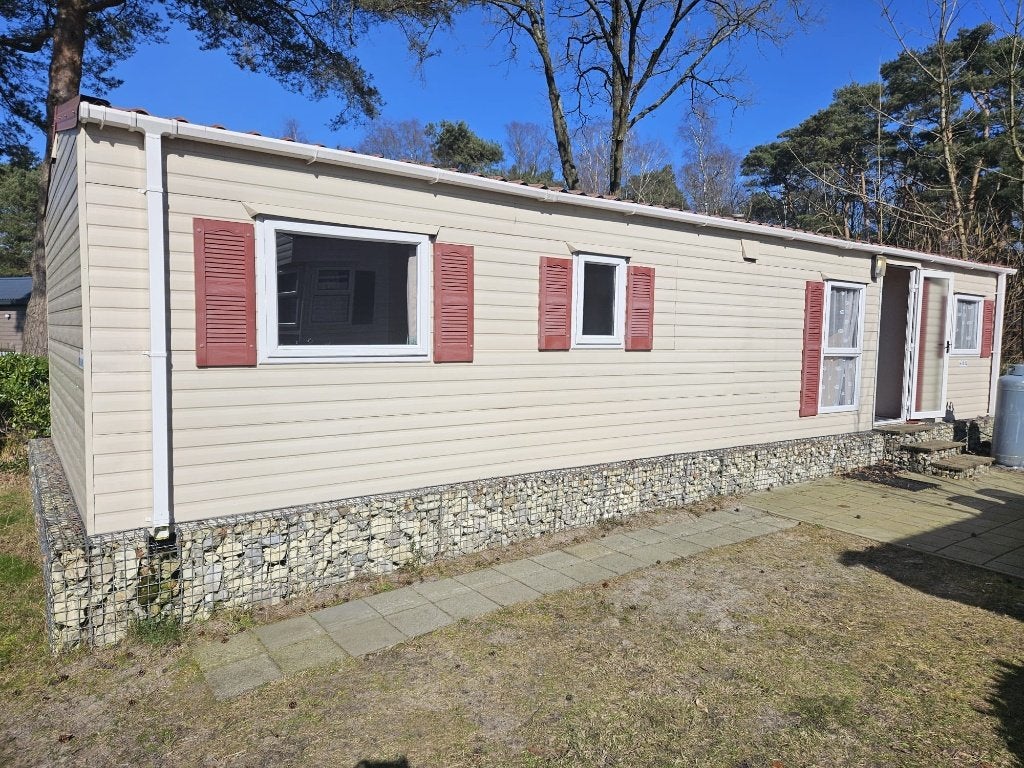 Mobile home, Airconditioning, In bos, Recreatiepark