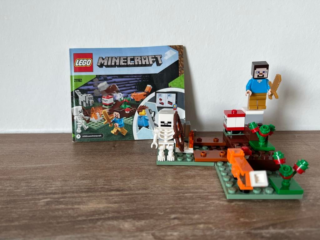 Lego Minecraft 21162 Het Taiga Avontuur, Ophalen of Verzenden, Zo goed als nieuw, Complete set, Lego
