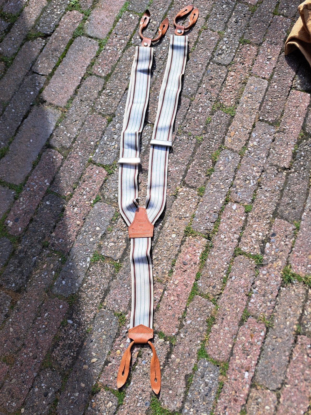 bretels politie / brandweer ca. 1930/1950, Ophalen of Verzenden