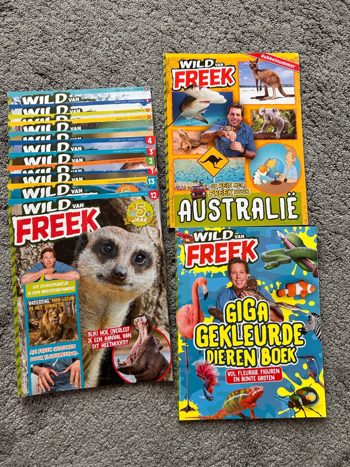 Wild van Freek juli 2022 t/m april 2023 en boeken (diverse), Ophalen of Verzenden, Gelezen, Wetenschap en Natuur