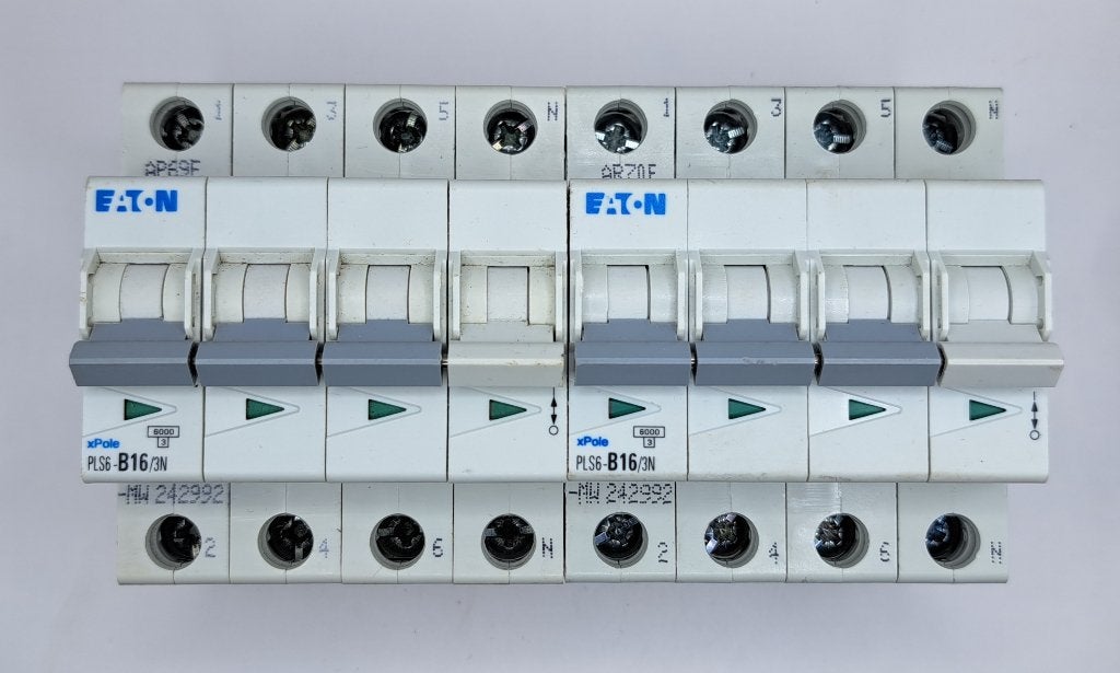 Eaton Groepenkast Automaat krachtstroom PLS6 B16 400V (2x), Gebruikt, Onbekend, Ophalen of Verzenden, Eaton