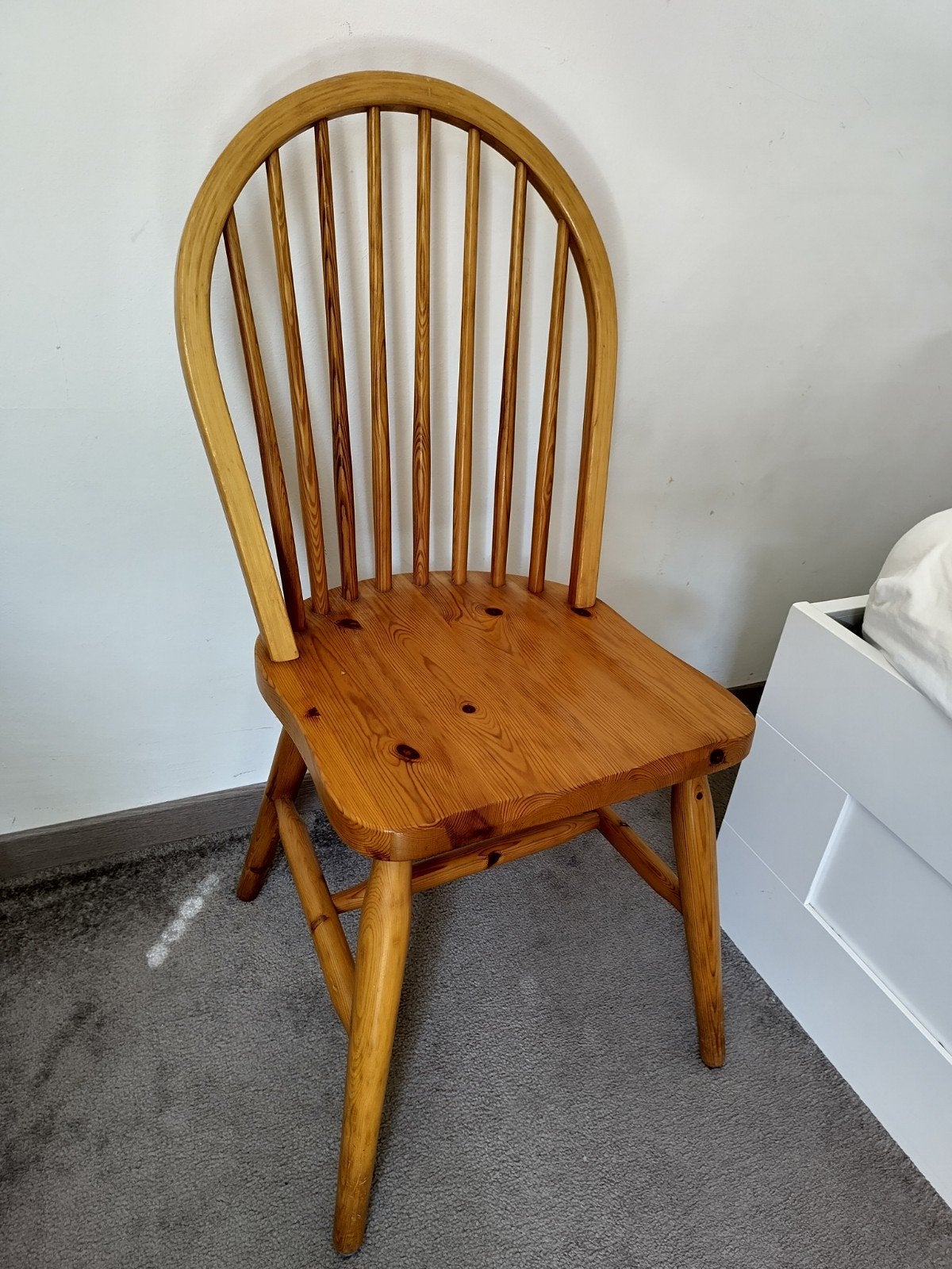 Houten stoel - Klassiek design, Ophalen, Gebruikt, Bruin, Klassiek