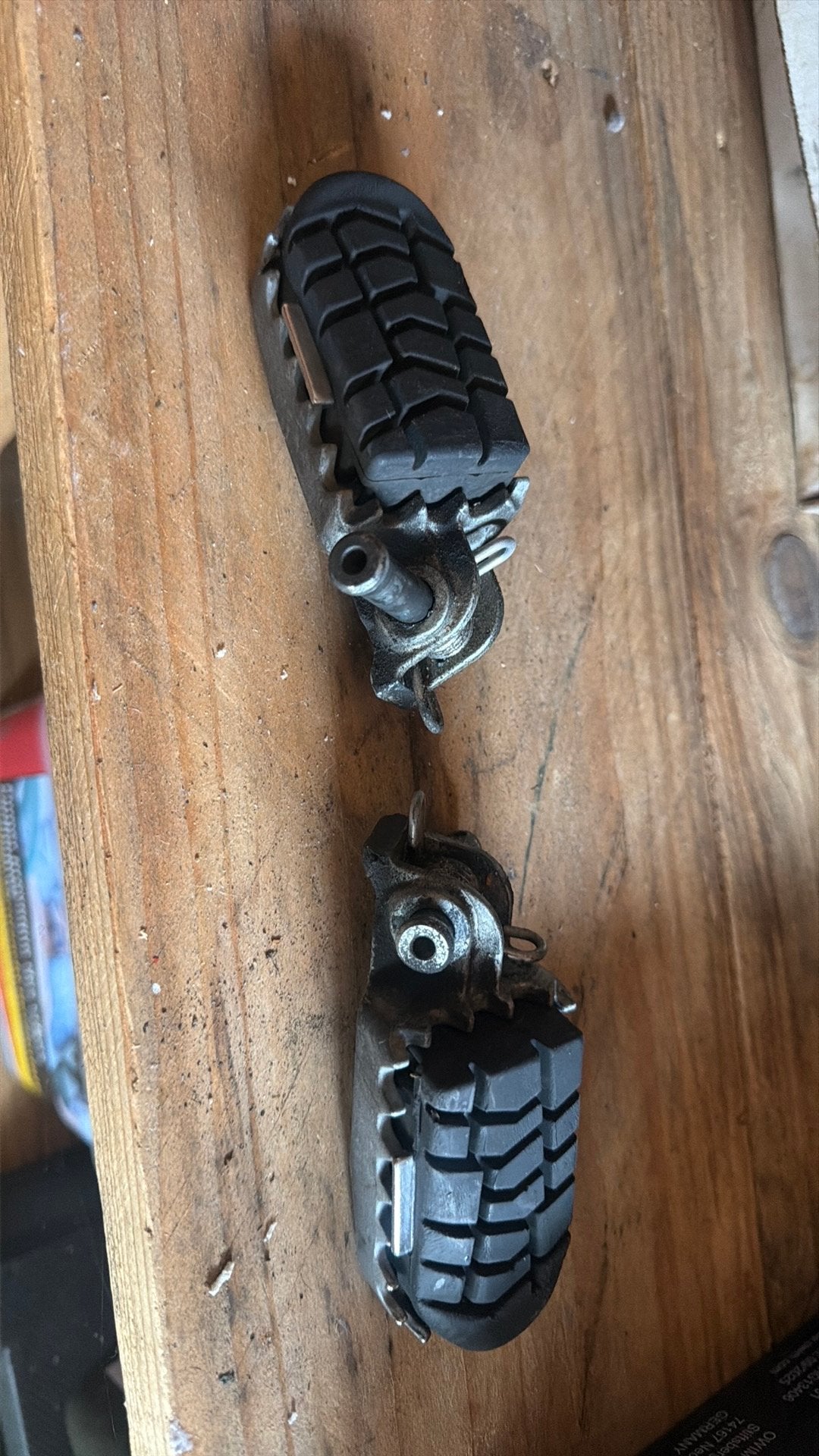 Voetpeds ktm 1290 adventure en voorspatbord, Ophalen