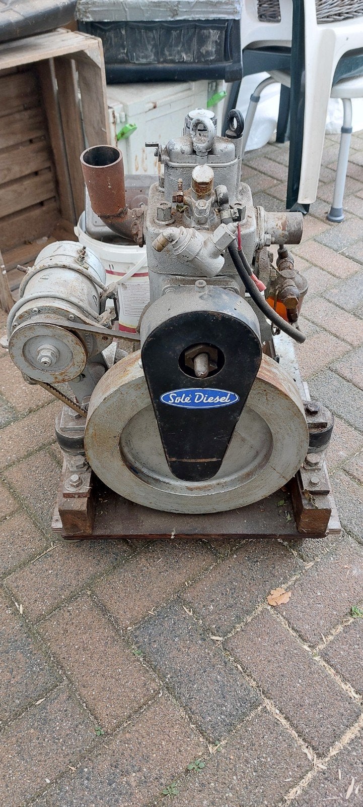 Sole Mini 1 Diesel motor met 2× keerkoppeling, Watersport en Boten, Ophalen of Verzenden