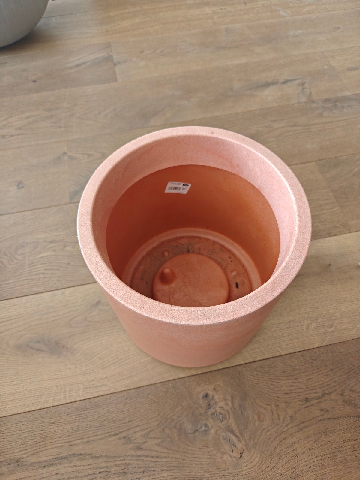 Terra Cotta coloured plant pot, Tuin en Terras, Bloempotten, Ophalen, Kunststof, Rond, Minder dan 40 cm