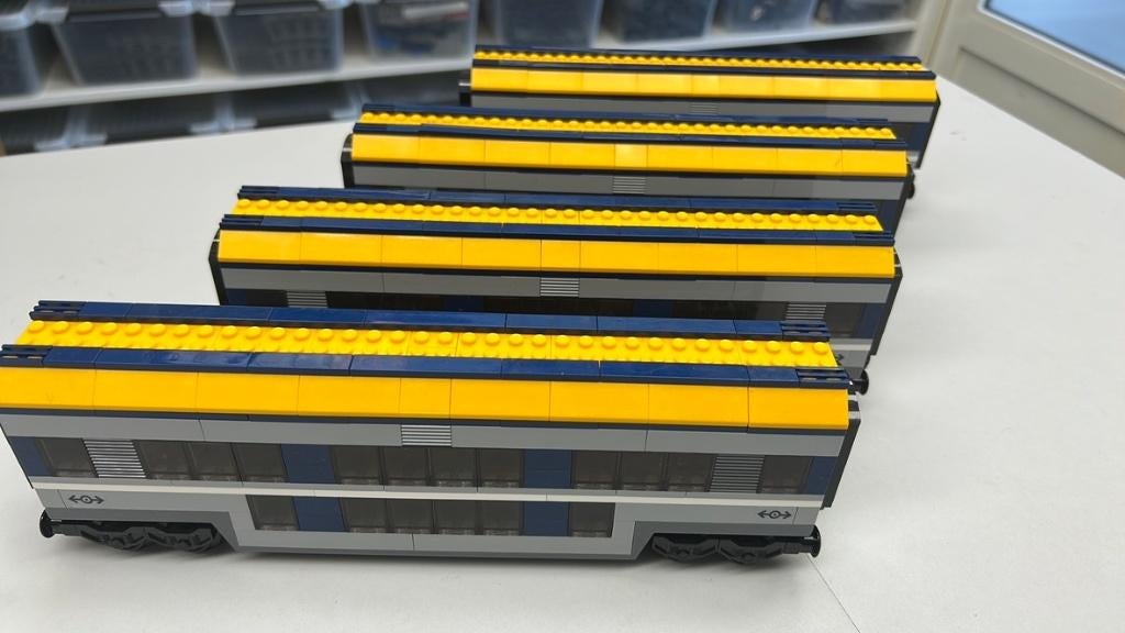 SB2627 Lego trein 60197 dubbeldekker MOC, Kinderen en Baby's, Speelgoed | Duplo en Lego, Ophalen of Verzenden, Zo goed als nieuw
