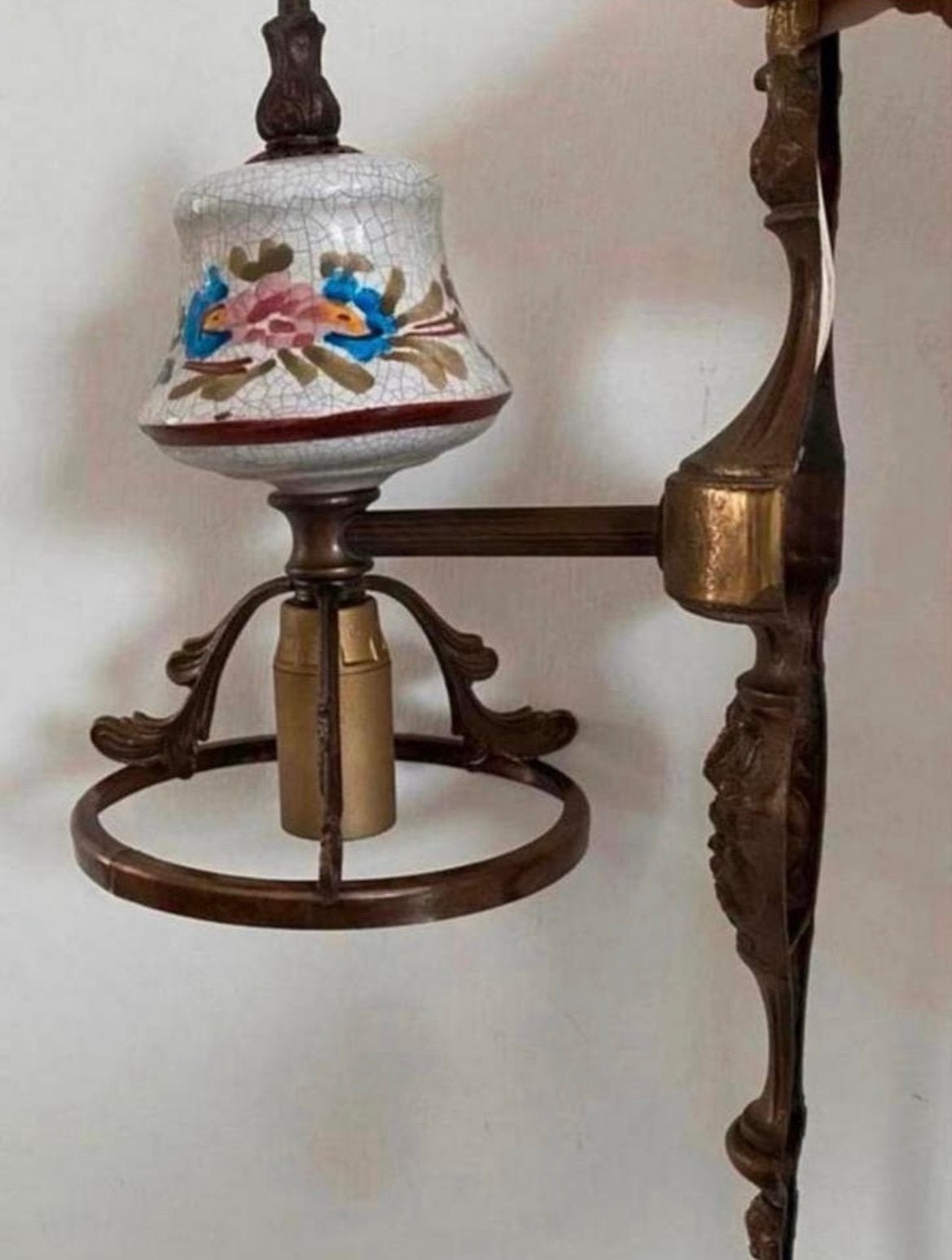 Antiek muurlampje, Huis en Inrichting, Lampen | Wandlampen, Ophalen of Verzenden