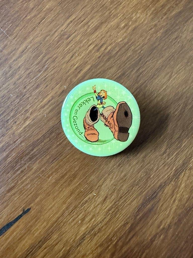 Efteling pin - Lekker en Gezond, Ophalen of Verzenden, Zo goed als nieuw, Button of Speldje