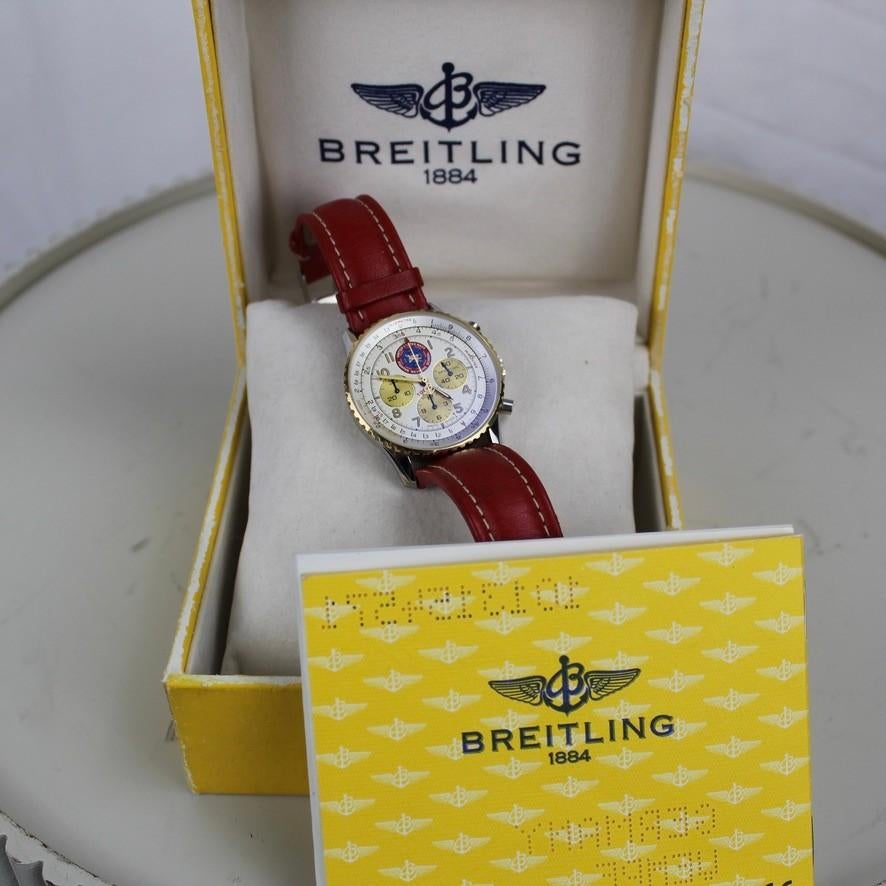 Breitling Navitimer - D30022 - Top Gun, Staal, Breitling, Polshorloge, Breitling