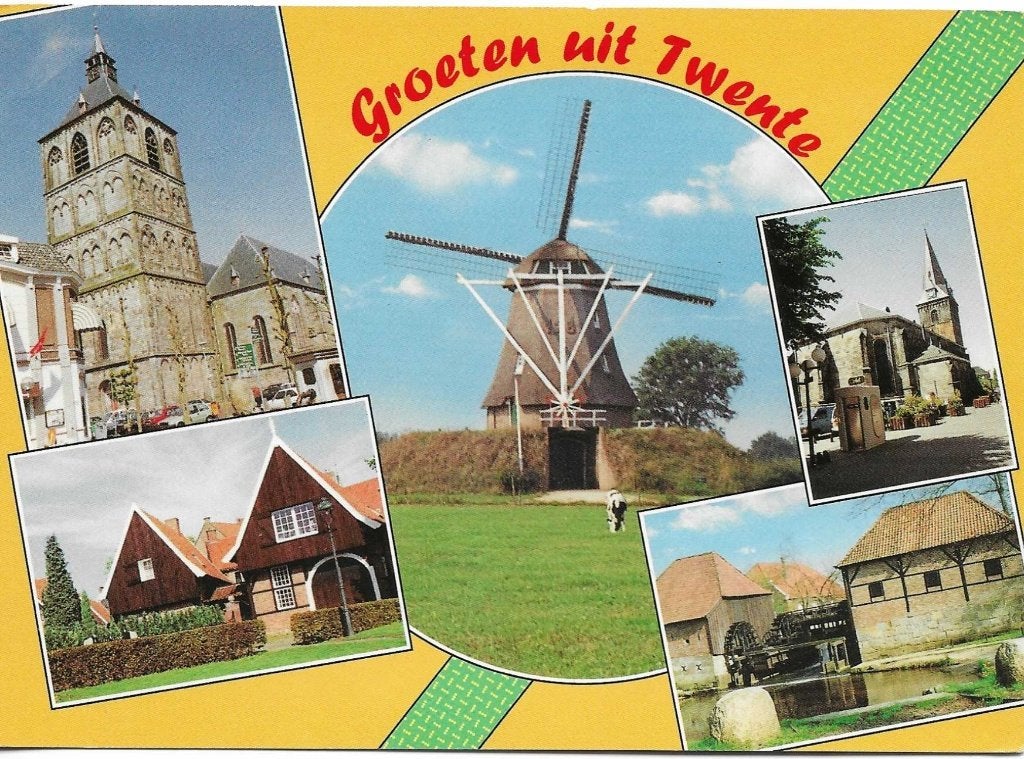 Overijssel- -5-luik., Ophalen of Verzenden, 1980 tot heden, Gelopen, Overijssel