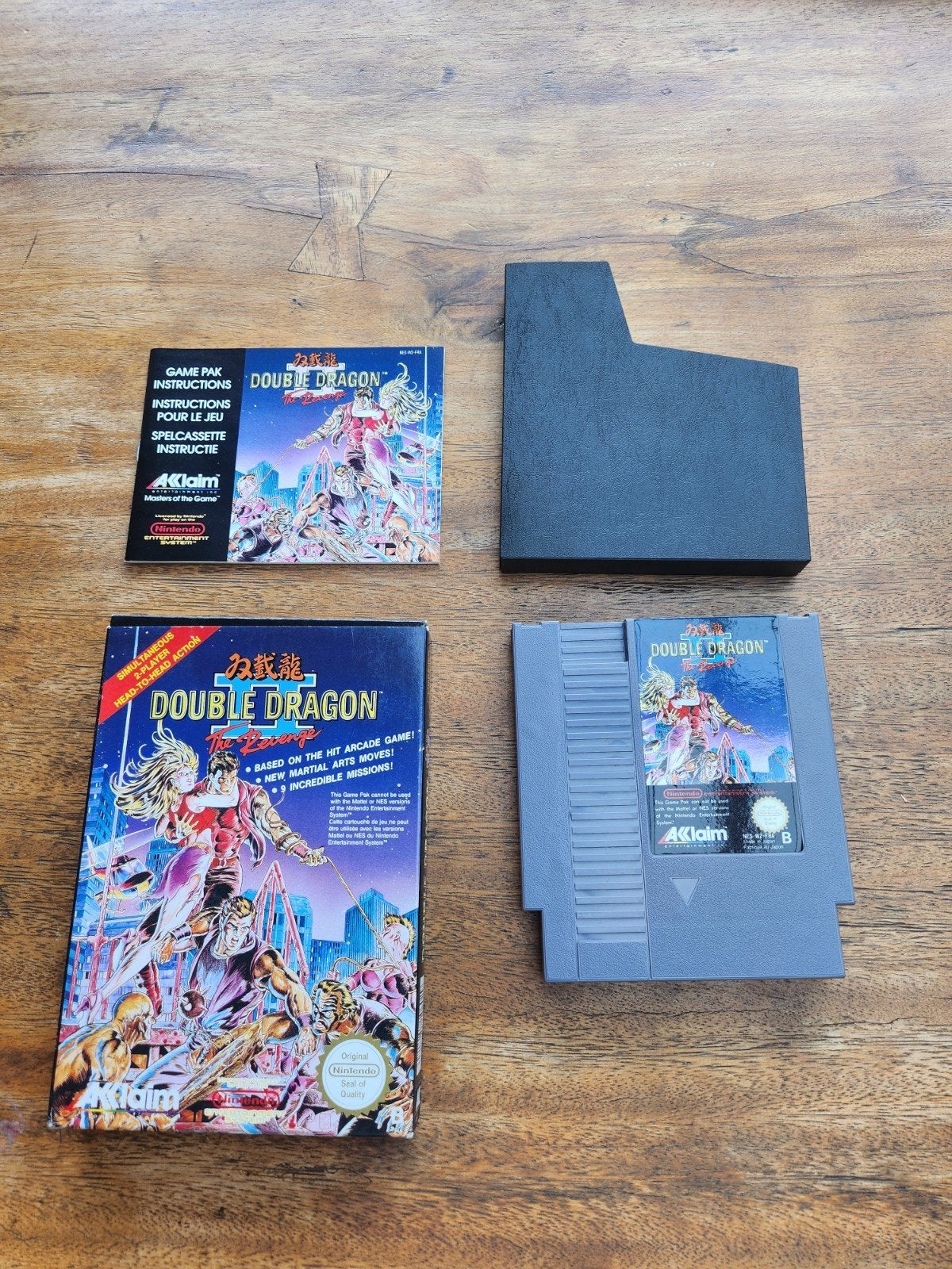 Nintendo game Double Dragon, Spelcomputers en Games, Games | Nintendo NES, 2 spelers, Ophalen of Verzenden, Zo goed als nieuw