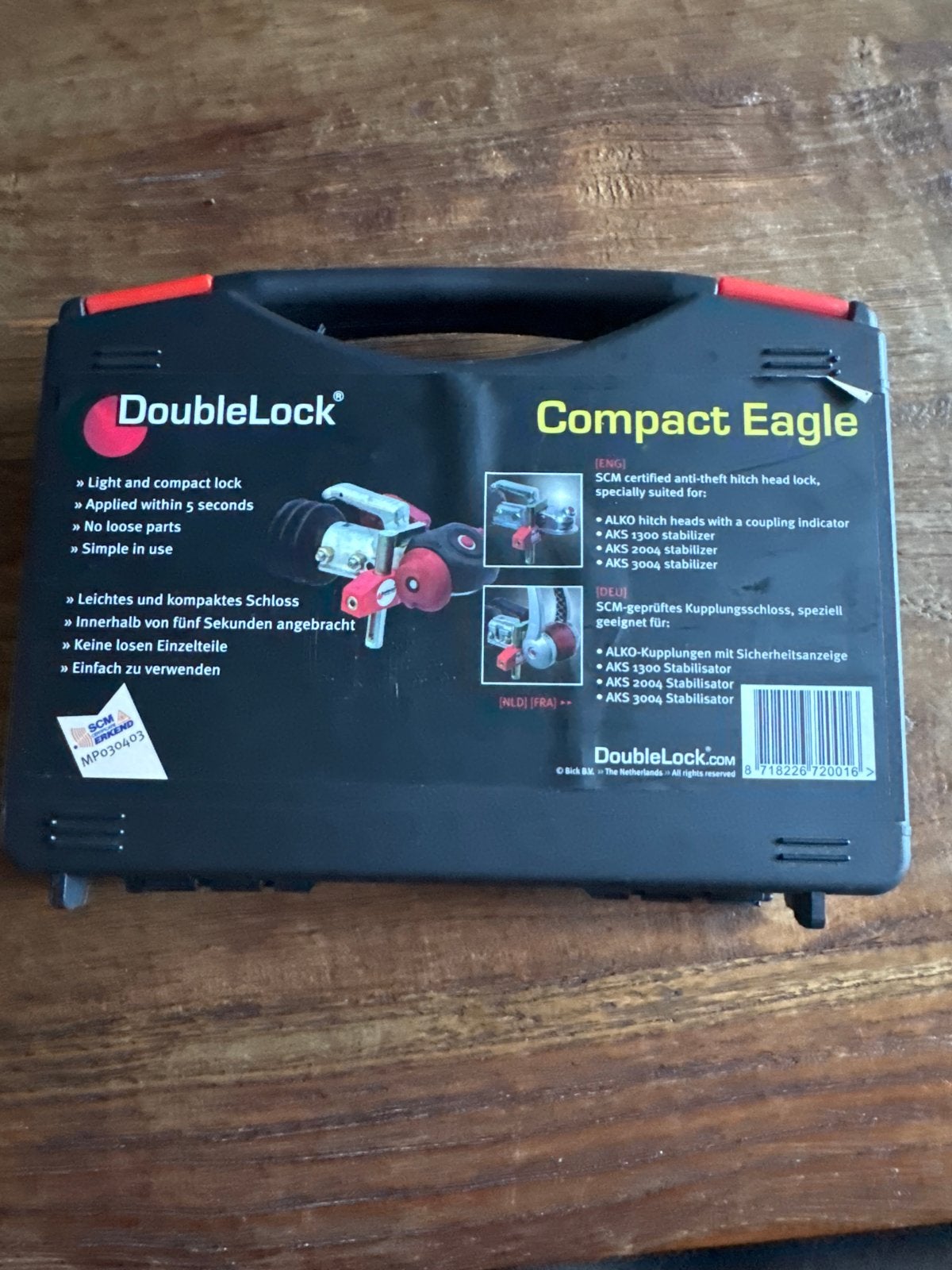DoubleLock Compact Eagle SCM gekeurd disselslot, Ophalen of Verzenden, Zo goed als nieuw