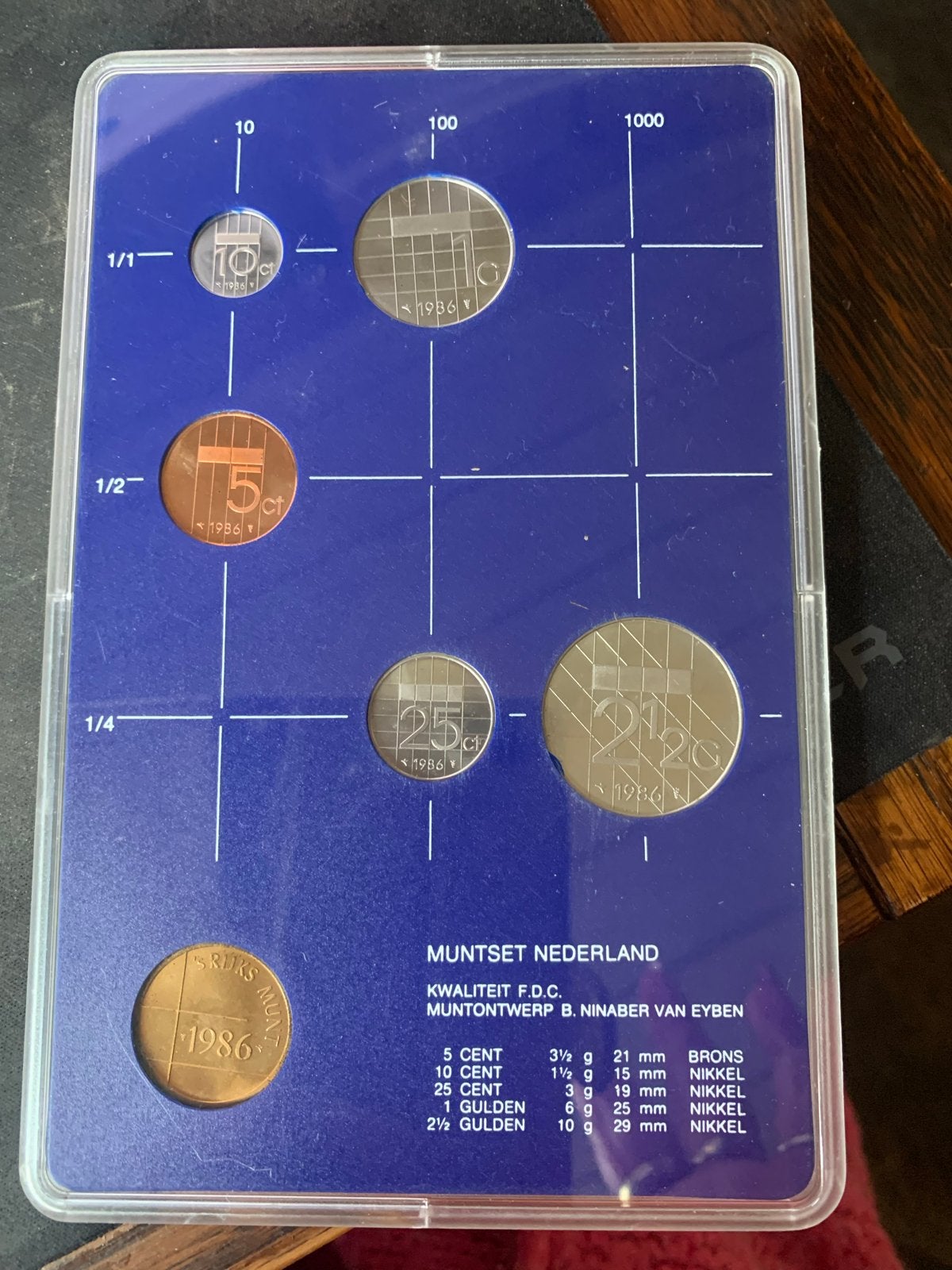 Muntset Nederland Koningin Beatrix 1986 F.D.C. Nieuw, Postzegels en Munten, Ophalen of Verzenden, Koningin Beatrix, Overige waardes
