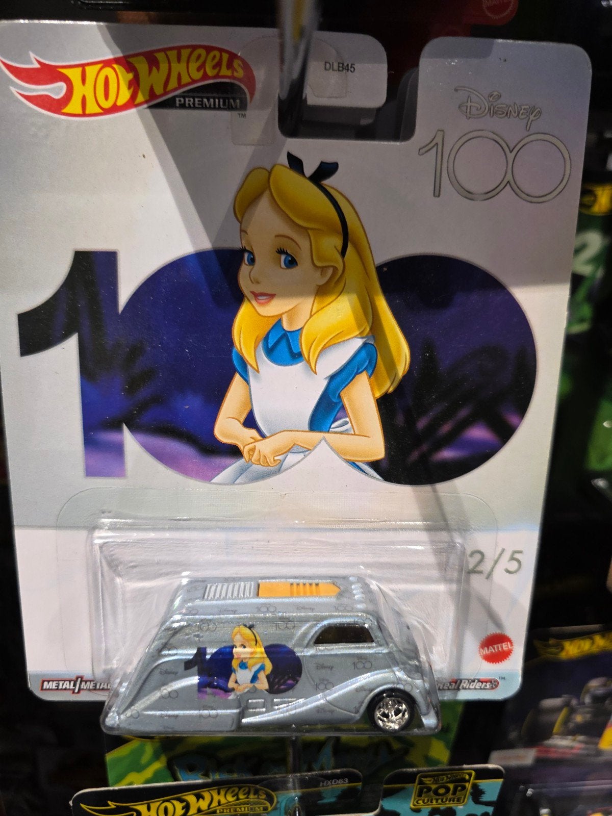 Hot Wheels Premium Disney 100 Alice in Wonderland, Matel, Overige typen, Onbekend, Nieuw