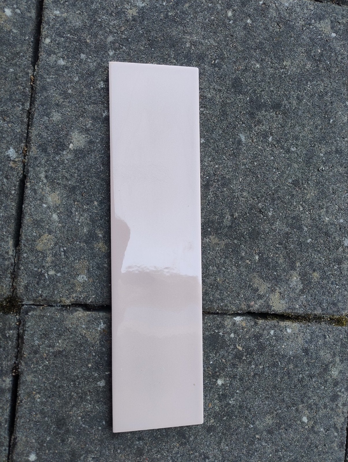 Mooie roze wandtegels, glans 7,5x30 cm, Ophalen, Nieuw, Minder dan 20 cm, Minder dan 20 cm
