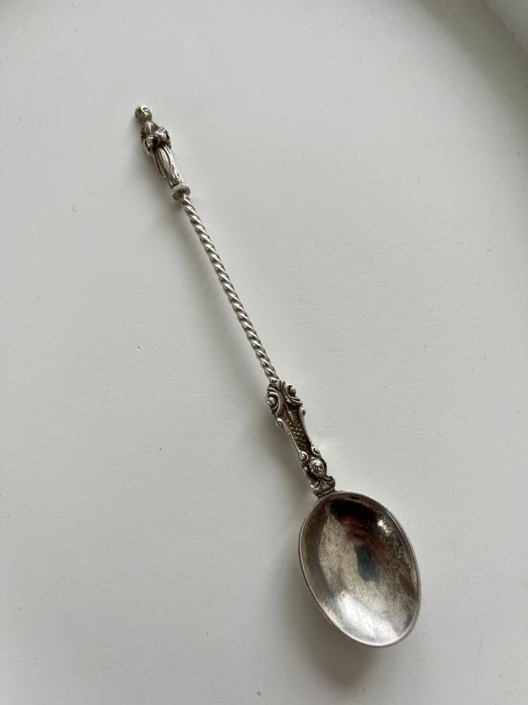 Zilveren apostel lepel, 15.5 cm, Antiek en Kunst, Ophalen of Verzenden, Zilver