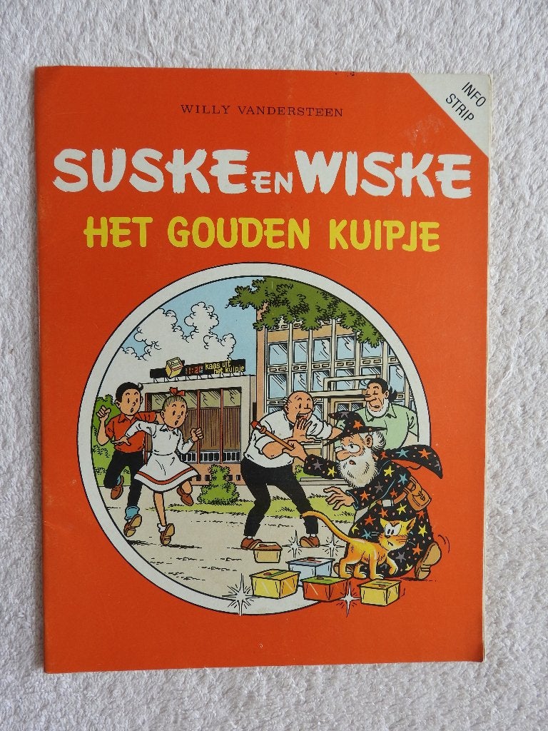 Suske en Wiske: Het Gouden Kuipje (Info Strip), Willy Vandersteen, Eén stripboek, Ophalen of Verzenden, Zo goed als nieuw
