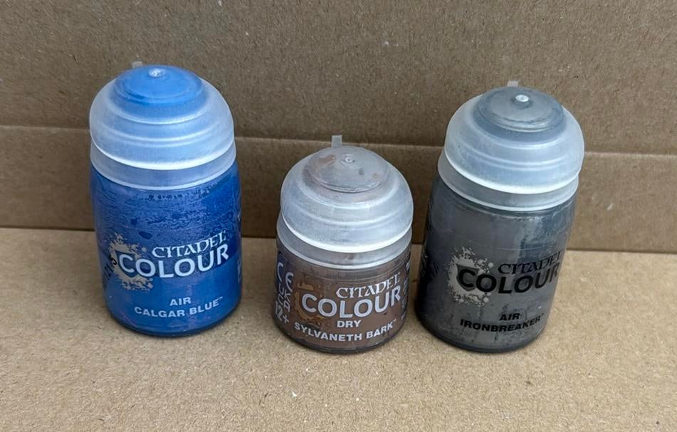 Citadel paint 2x air 1x dry, Ophalen of Verzenden, Zo goed als nieuw, Warhammer