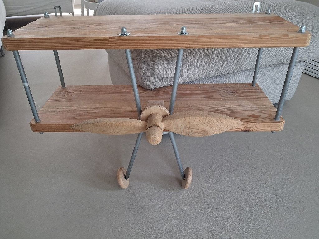 Plank kinderkamer vliegtuig, Ophalen, Zo goed als nieuw, Wanddecoratie