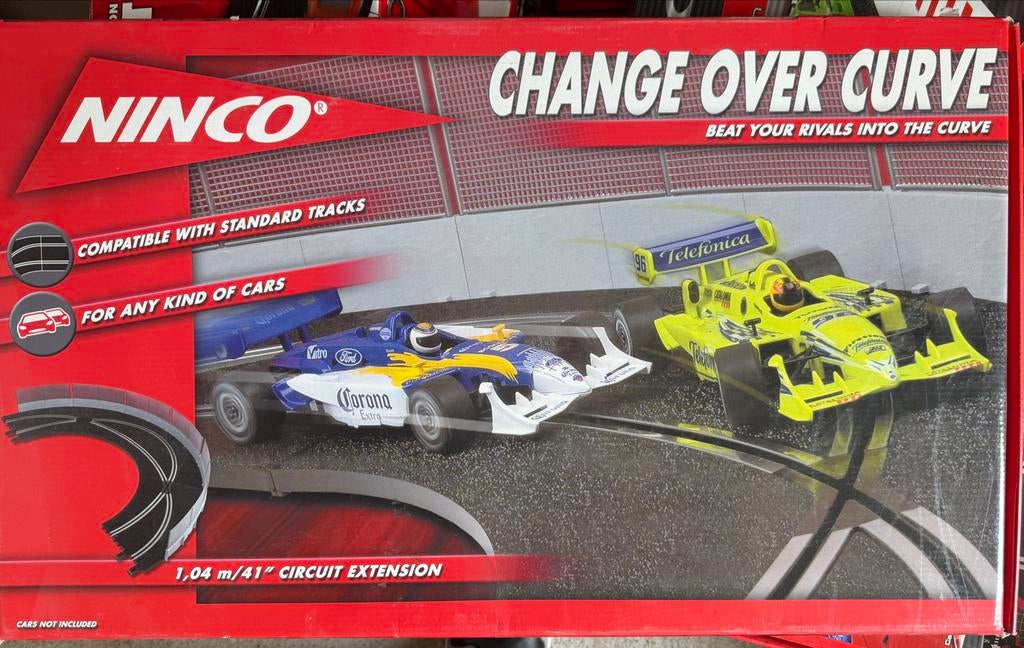 Ninco Change Over Curve - Racebaan Uitbreiding 10508, Kinderen en Baby's, Speelgoed | Racebanen, Overige merken, Onderdelen, Ophalen of Verzenden
