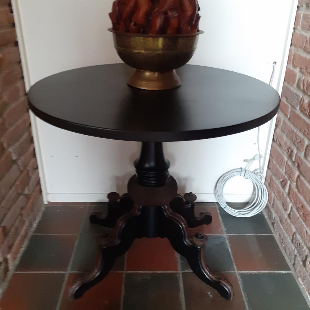Heel oud antiek bijzet tafeltje, Ophalen of Verzenden